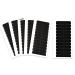 180 Pcs 4 x 0.8 cm Hair Extension  Tape Tabs Double Sided Replacement Tapes for Hair Extensions (Black)