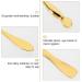 Metal Eye Cream Applicator Stick and Mini Spoon Spatula Set - Zinc Alloy Makeup Tool for Facial Massage and Cream Application (Gold) - Buy Online on SooperMarket.com