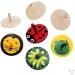 Liuer 24pcs Wooden Roundabout Toy Set - Perfect Children's Birthday Guest Gifts - Eco-Friendly Wooden Circle in Assorted Paint Colors - Buy Online on SooperMarket.com
