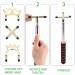 Retractable Billiard Bridge Stick with Removable Head Set & Cue Tips Cover - Pool Table Accessory for Game Competition (1 Set) - Buy Online on SooperMarket.com