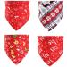 Dog Bandanas 4 Pack Dog Christmas Bandana Classic Buffalo Plaid Pets Scarf Triangle Bibs Neckerchief Set Pet Costume Accessories Decoration for Small Medium Large Dog and Cats 4PC Xmas