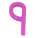 P-Shaped Sensory Toy for Oral Muscle Rehabilitation | Purple Oral Motor Skills Development & Language Correction - Buy Online on SooperMarket.com