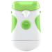 Wakects Electric Nail Clipper Innovative 2-in-1 Design Safe Touch Built-in Light Removable Head White and Green