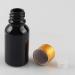 Tianzd 6-Pack 15ml Gloss Black Glass Bottles - Sealed Stopper & Gold Cap for Fragrance Oil & Aromatherapy - Ideal for Travel & Massage - Buy Online on SooperMarket.com