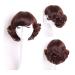BGHJUE Short Curly Wig for Black Women - Brown Pixie Wig with Big Curls 30cm - Perfect for Any Occasion - Buy Online on SooperMarket.com