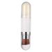 Telescopic Makeup Brush Blending Blush Brush Cosmetics Brush Foundation Powder Brush Cosmetics Makeup Brush Telescopic Brush Double-head Makeup Brush Fluffy Blush Brush Makup Tool 13.5x2.6cm Silver
