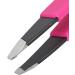 Eyebrow Tweezer Slant Pointed Precision Tweezers for Eyebrows and Ingrown Hair Removal Black Stainless Steel Portable Professional Eyebrows Trimming Tool for Women and Men - Buy Online on SooperMarket.com