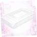 OSALADI 1pc box Multifunctional Large Refrigerator Tray Crisper Holder White Home Plastic Kitchen Capacity White 31.5x22cm - Buy Online on SooperMarket.com