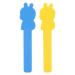 Tongue Tip Trainer for Kids 2 Pack Mixed Plastic Tongue Depressors Portable Tongue Muscle Trainer for Kids