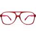 Feizedy Retro 70s 80s Blue Light Filter Glasses for Women & Men - B2888 Red Frame 60mm | Blue Light Blocking PC Gaming Glasses - Buy Online on SooperMarket.com