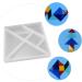STOBOK DIY Crystal Epoxy Mold 2 Pcs Tangram Mold Model Crystal Epoxy Silica Gel Hand Mold As Shownx2pcs 11.5X11.5CMx2pcs - Buy Online on SooperMarket.com