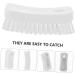 FOMIYES Nail Brush Fingernail Scrubber Brush Nail Cleaning Scrubber Brush Sink Scrubber Soft Stiff Bristles Toe Scrubber Nail Cleaner Brush Toe Brush Polyester Manicure Plastic Brush White 11.5x5cm White - Buy Online on SooperMarket.com