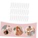 Angoily 100pcs Mask Scoop - Mini White Spatulas for Face Cream & Skin Care | Perfect Mixing Spoons for Makeup & Eye Cream - Buy Online on SooperMarket.com
