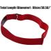Yuandan Bluetooth Heart Rate Monitor Belt - Waterproof HR Sensor with Adjustable Replacement Tape - Compatible with ANT+ - Red - Buy Online on SooperMarket.com