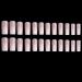 RikView Gradient French Acrylic Press on Nails - Nude Coffin Pink Glossy Square Fake Nails - Buy Online on SooperMarket.com