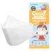 KF94 Kids Disposable Face Mask 100 Pack White Breathable Mask with Quadruple Filtration System and Skin-Friendly Inner Layer Soft Ear Band for 4Y-12Y Boys and Girls - Good Manner