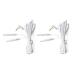 Tens Unit Cords for Tens/EMS Machine DC 2.5mm 2 pins Length 60'' Pack of 2