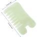 Jade Massage Comb and Gua Sha Tool Set for Head and Meridian Massage - Green Classic Style - Buy Online on SooperMarket.com