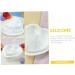 MAGICLULU 2pcs Love Mold Heart Molds Silicone Mold Mini Cake Mold Ice Cube Molds Butter Molds Breakable Heart Mold Baking Pans Silicone Candy Mold White Mousse Flower Model Silica Gel 3D - Buy Online on SooperMarket.com