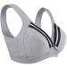 AYNEFY Nursing Bra - Lightly Padded Cotton for Breastfeeding & Pregnancy (XL Gray) | Prevents Sagging International Shipping Available - Buy Online on SooperMarket.com