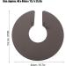 LIZEALUCKY Cutting Collar Silicone Waterproof Neck Wrap Guard for Haircut Professional Hairdressing Tool Hair Cutting Dyeing Pad Guide for Salon Stylist Home Use (Gray) - Buy Online on SooperMarket.com