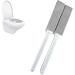 Pack of 2 Stone Toilet Cleaner Stone Toilet Cleaner Pumice Stone Toilet Cleaner Brush with Long Handle for Bathroom and Kitchen - Buy Online on SooperMarket.com