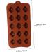 Alipis 6 Pcs Chocolate Mold Fudge Molds Resin Molds Muffin Trays Jelly Sweets Roses Chocolates Cake Stencil Silicone Cookie Mold Kitchen Chocolate Pudding Mold Thins Ice Cubes Candy - Buy Online on SooperMarket.com