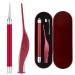 Safe Ear Cleaning Tool Kit for Children & Adults - Stainless Steel Light-up Earwax Removal Pick Cleaner One Size Cotton no gemstone