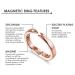 Buy Lymphatic Drainage Magnet Ring | Anti-Snoring & Detox Slimming Rings for Men & Women - Adjustable Weight Loss Solution - Buy Online on SooperMarket.com