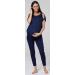 HAPPY MAMA Maternity Breastfeeding Lounge Set 1024p 10 Navy With Stars - Buy Online on SooperMarket.com