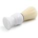 Ruilogod White Plastic Handle Beard & Mustache Brush - Portable Cleaning Tool for Men | International Shipping Available - Buy Online on SooperMarket.com