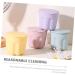 FOMIYES 8 Sets Pp Washing Bowl Makeup Brush Cleaning Mat Makeup Brush Cleaner Bowl Cleaning Tools Portable Washers Eyeshadow Brush Cleaner Bowl Beauty Kit Make up Cleaning Bowl Silica Gel - Buy Online on SooperMarket.com