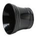 Jauarta Large Capacity Shaving Soap Cup - Portable Black Plastic Razor Holder with Comfortable Handle for Home & Travel Hairdressers - Buy Online on SooperMarket.com