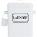 Laundry Detergent Container - White Canister with Scoop for Powder, Beads, Pods - 100 oz Capacity - Bathroom Storage Organizer - Buy Online on SooperMarket.com