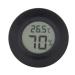 Mini Digital Hygrometer Thermometer | Indoor Humidity Temperature Monitor with Large LCD Display and Backlight for Reptile - Black - Buy Online on SooperMarket.com