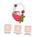 KESYOO 2 Pcs Baby Silicone Slap Bracelet Set - Baby Cartoon Toy Molar Bracelet - Strawberry & Fruit Molar Toy - Chewable & Colorful - Redx2pcs - Buy Online on SooperMarket.com