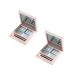 HAPINARY 2pcs Empty Eye Shadow Pallet Makeup Pallette Makeup Highlighter Empty Eyeshadow Dish