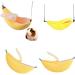 Banana Hamster Bed House Hammock Small Animal Warm Bed House Cage Nest Hamster Accessories for Sugar Glider Hamster Small Bird Pet - Buy Online on SooperMarket.com