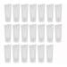 20PCS 15ml/20ml/30ml/50ml/100ml Clear Empty Refillable Plastic Soft Tubes Cosmetic Sample Bottles Jars Makeup Travel Containers for Lip Balms Lip Gloss Shampoo Shower Gel Body Lotion (20ml)