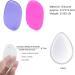 Shop Washable Silicone Sponge Jelly Applicator - 2PCS Purple for Cream Gel Foundation | Best Beauty Makeup Tools - Buy Online on SooperMarket.com
