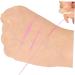 Healeved 3pcs Eyebrow Measurement Tool Eye Brow Corrector Cosmetic Measuring Tools Pink Household - Buy Online on SooperMarket.com