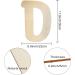 30cm Large Wooden Letter for Crafts & Children's Names - Capital Alphabet Unfinished MDF Wood Slice for Nursery Wall Decor - Buy Online on SooperMarket.com