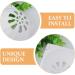 Besportble 5-Piece Plastic Canaries Nest Set - Ideal for Parrots Finches & Pigeons - Durable Hollow Cage Egg Slip Tool - Buy Online on SooperMarket.com