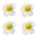 4 Pieces Plumeria Flower Clips Hawaiian Foam Flower Hair Clips Artificial Clips For Bridal Wedding Party Beach Hair Decorations