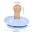 Virtcooy 5-Piece Silicone Pacifiers Set for Infants - Natural Rubber Newborn Pacifiers with Large Air Holes - Ideal for Teething - Blue - Buy Online on SooperMarket.com