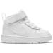 NIKE Boy's Court Borough Mid TDV Gymnastics Shoes - Size 4.5 UK Child - Blanco - Buy Online on SooperMarket.com