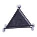 YUIP Mesh Reptile Hammocks Reptile Lizards Snakes Hammock Lounger Ladder Accessories Net Hanging Bed Toys (12"x12"x12" Black)