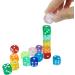 100pcs 16mm Rounded Translucent Game Dice Set with Blue Bag - Perfect for Yahtzee, Tenzi, Farkle, DND, MTG, RPG - Ideal for Math Teaching - Buy Online on SooperMarket.com