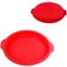 MAGICLULU 1pc Silicone Baking Bread Baking Pan Round Cookie Cookie Cutters Silicone Molds Cake Shop Muffin Top Pans Silicone Mold for Cake Round Cake Pans Chocolate Birthday Cake 31 X28.5CM Red - Buy Online on SooperMarket.com