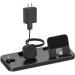 GLANA 3-in-1 Portable Charging Station for Apple Devices - Foldable Charger Stand for iWatch and iPhone AirPods Pro - Black - Buy Online on SooperMarket.com